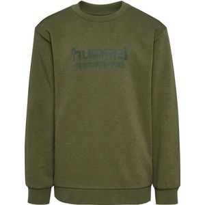 Hummel - Sportief Sweatshirt - Olijfgroen / Donkergroen - Lange Mouw
