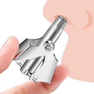 Neushaartrimmer - handmatige neushaarverwijderaar - batterijloos - pijnloos - gemakkelijk schoon te maken en mee te nemen - unisex - 2 stuks