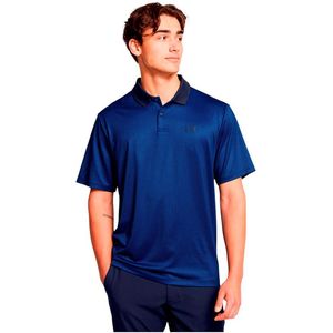 Under Armour Golf Perf 3.0 Printed Korte Mouw Poloshirt Blauw S / Regular Man