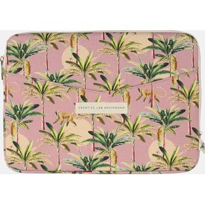 Creative Lab Amsterdam stationery - Laptophoes - Purple Bananas design - 15 inch formaat