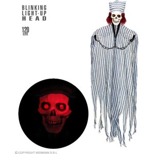 Widmann - Spook & Skelet Kostuum - Voor Eeuwig Gevangen In Het Donker, 120 Centimeter - - Halloween - Verkleedkleding