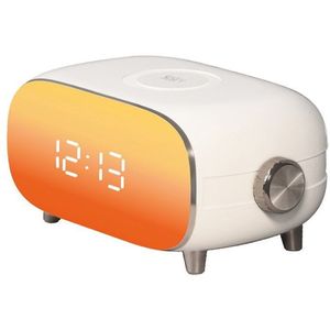 Wekker met zonsopgangsimulator - ALBA wekkerradio - Zonsopgangsimulator - Programmeerbare zonsondergangsimulator - 60 zenders