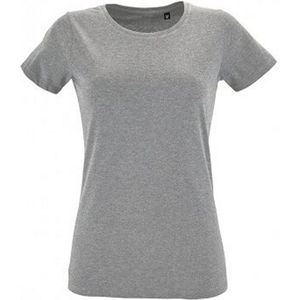 SOLS Dames/dames Regent Fit T-Shirt met korte mouwen (Grijze Mergel)