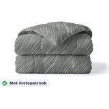 Zelesta - Royalbed Mellow Stone - Katoenen Dekbed - 140x200 - Hoesloos Dekbed - 2 in 1 Dekbed met Vaste Overtrek