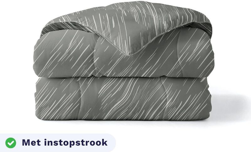Zelesta - Royalbed Mellow Stone - Katoenen Dekbed - 140x200 - Hoesloos Dekbed - 2 in 1 Dekbed met Vaste Overtrek