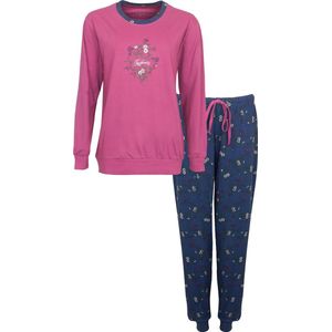 Tenderness Dames Pyjama - 100% Katoen - Roze - Maat S