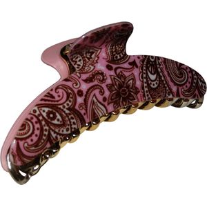 Jessidress® Haarklem Dames Haarkam Stevige Haarclip Haarklemmen - Roze