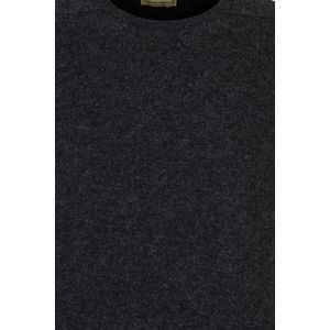 William Lockie - Trui - Donkergrijs - Ronde Hals - 100% Lamswol