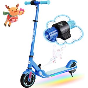 Geekme Elektrische step kinderen - Verlichting - 16 km/u - max 50 kg - Bluetooth - Blauw