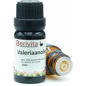 Valeriaan Olie 100% 10ml - Etherische, Essentiële Olie van Valeriana officinalis