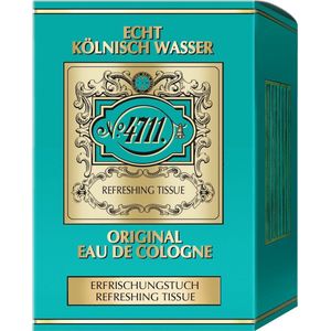 6x 4711 Original Refreshing Eau de Cologne Tissue - 60 stuks - Voordeel Verpakking
