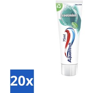 Aquafresh Tandpasta Coolmint 75 ml - Bulkverpakking - 20 stuks
