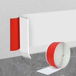 Flexibele Plakplint - Wit - Zelfklevende Plint - PVC-plint - Lengte: 5 M, Breedte: 8 Cm