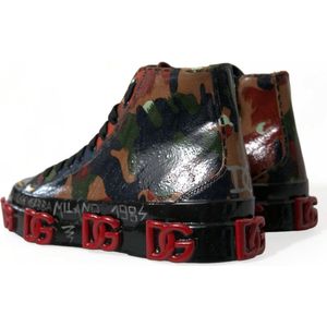 Camouflage Hoge Sneakers