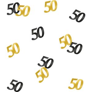 Confetti Classy 50 jaar zwart-goud