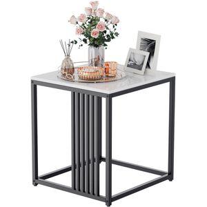 Betaalbare Goederen® koffie meubel - zwart - bijzettafel - bijzettafels - bijzettafeltjes woonkamer - bijzet tafel - salon tafel