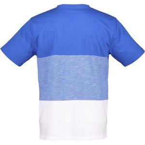 Blue Seven heren shirt 302711 blauw streep - L