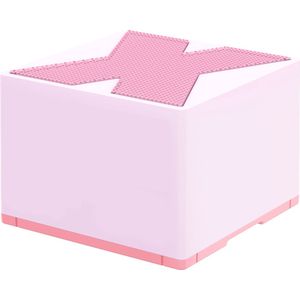 Mini speaker- X1 bluetooth draagbaar outdoor speaker- draagbare waterdicht speaker- 5 cm x 5 cm x 3,6 cm. Roze kleur.