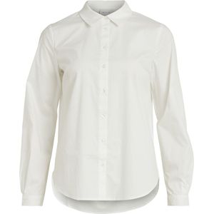 Vila - Vigimas L/s Shirt/su - Blouse - Cloud Dancer - Dames