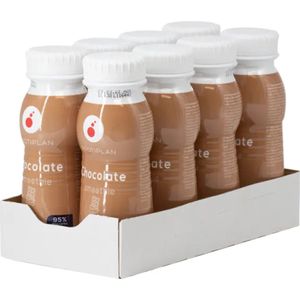 Protiplan | Tray Proteïne Smoothie Chocolade | 8 x 250 ml | Snel afvallen zonder poespas!