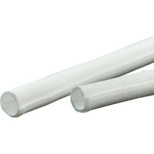 Gevlochten Slang - Wit - 25 Meter - Kabelsleeve