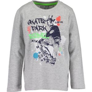 Blue Seven Jongens T-shirt - grijsmelee - Maat 92