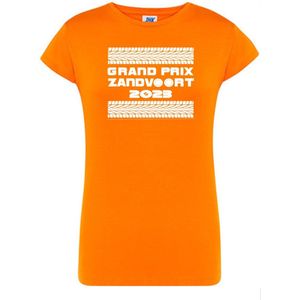 Eizook DAMES T-shirt - FORMULE 1 - Grand Prix Zandvoort - MEDIUM - Oranje