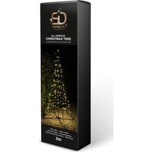 Oneiro’s Luxe Kunstkerstboom 2 M KERSTBOOM VLOER 200 LED WARM WIT | Kunstkerstboom | Kerstboom | Kerst | Kerstaccessoires | Kerstavond | Premium