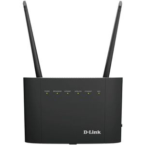 D-link - DIR-822 - Draadloze Router - Zwart - AC1200 Wi-Fi Snelheden tot 1200 Mbps
