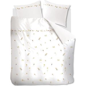 Marjolein Bastin Rose de Noël dekbedovertrek - Lits-Jumeaux XL - 260x200/220 - Groen