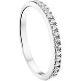 The Jewelry Collection Ring Zirkonia - Zilver