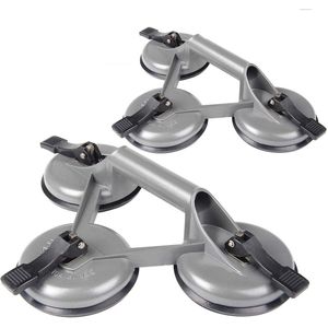 Zuignappen 120 kg met 3 zuignappen grijs voor tegels glas hout