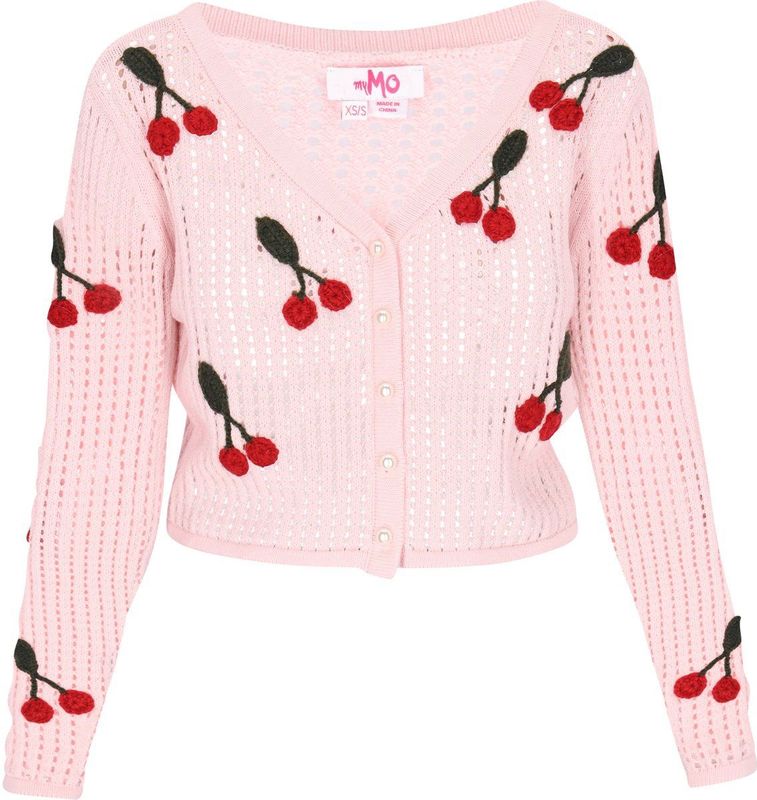 myMo - Vest - Cropped - Met Kersenborduursel