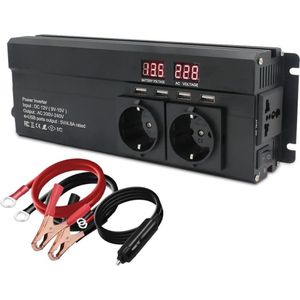 Lexium Omvormer 12V 230V - Spanningomvormer - Auto omvormer - Stopcontact - Autolader