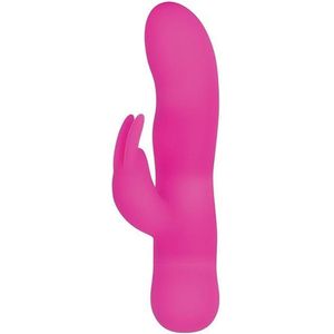 Roze duo vibrator met grote rabbit