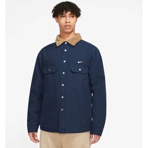 Nike SB Padded Flannel Jacket - Donkerblauw
