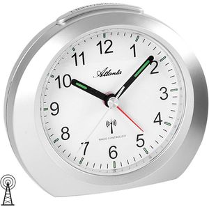 Geruisloze analoge wekker met licht en sluimerfunctie