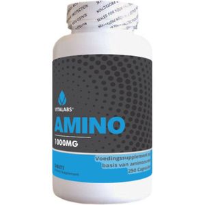 VitaTabs Aminozuur (BCAA) 1000 mg - 250 capsules - Voedingssupplementen