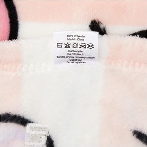 Plaid Zachte Fleece Knuffeldeken Hello Kitty Roze - 130 x 170 cm, Meerkleurig