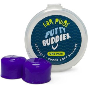 Putty Buddies - Zachte, comfortabele siliconen oordopjes - Blijft in het oor zitten - Voor bij het zwemmen - Super zacht - Comfortabel - Zwemdoppen - Te combineren met Ear Band It - Zwem oordopjes - Oordoppen - Zwemmen - Paars