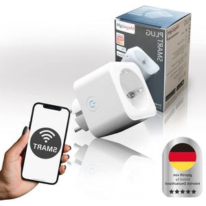 Timer met app-bediening en wifi-stopcontact - geschikt voor Alexa - slim stopcontact 24 GHz bluetooth - geschikt voor alle binnenruimtes