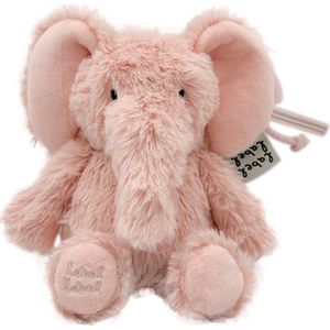 Label Label Elephant Elly Roze 15 cm Knuffel LLPL-03840