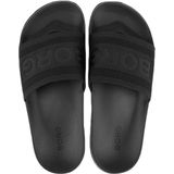 Björn Borg - Knox Sandal Knit - Slippers - Zwart - 100% Polyester