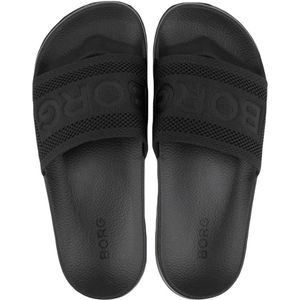 Björn Borg - Knox Sandal Knit - Slippers - Zwart - 100% Polyester