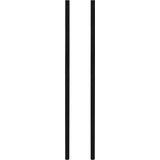 Practo Garden - Brievenbuspalen - Gelakt staal - Universeel - Zwart