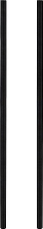 Practo Garden - Brievenbuspalen - Gelakt staal - Universeel - Zwart