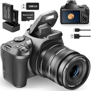 Thuys Professionele Digitale Camera - 40x Zoom - Ultra HD - Zwart