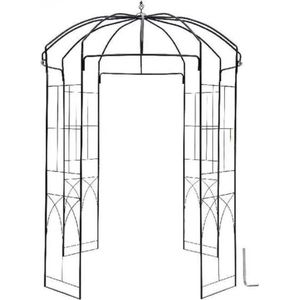 Buitenvogelkooi - Pergola - Tuinkooi - Zwart - 240 cm