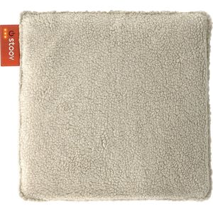 Stoov Warmtekussen voor op de stoel - One - Duurzaam & Draadloos - Stoelkussen met Infraroodwarmte - Woolly Beige - Standaard Batterij