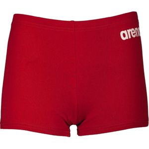 Arena Boys Solid Kinder Sportzwembroek - Red/White - Maat 140